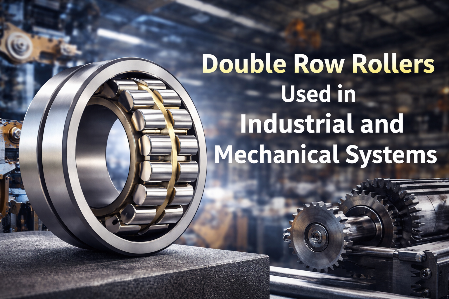 Double Row Rollers Used in Industrial and Mechanical Systems - KEWA ...