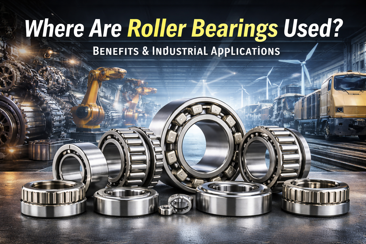 where are roller bearings used